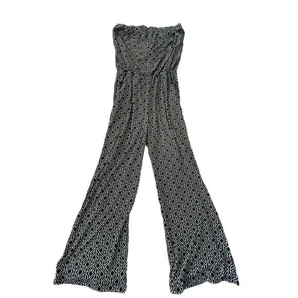 5th & Love Pants - 5th & Love Strapless Jumpsuit Womens Size XL Geometric